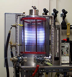 Barrel chamber for oxygen plasma treatment of YBCO thin-films.